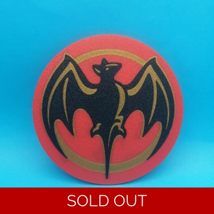 Bacardi 2010-2013 round Drinks Coaster Bacardi 2010-2013 round Drinks Coaster